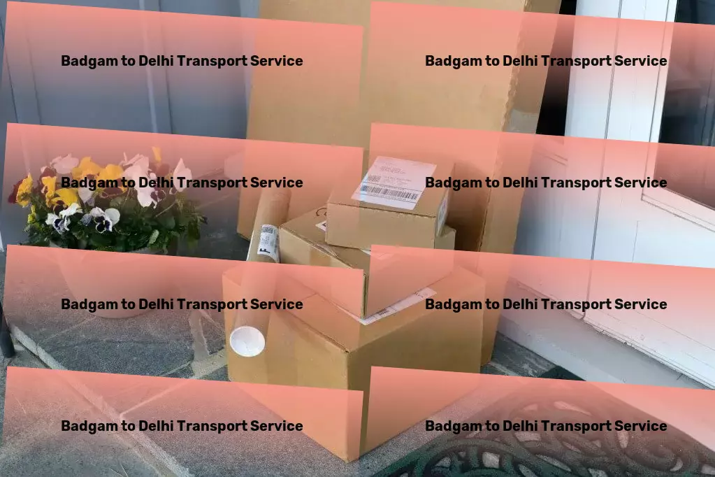 Badgam to Delhi Transport Multi-regional freight forwarding