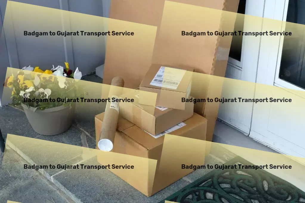 Badgam to Gujarat Transport Specialized shipping services