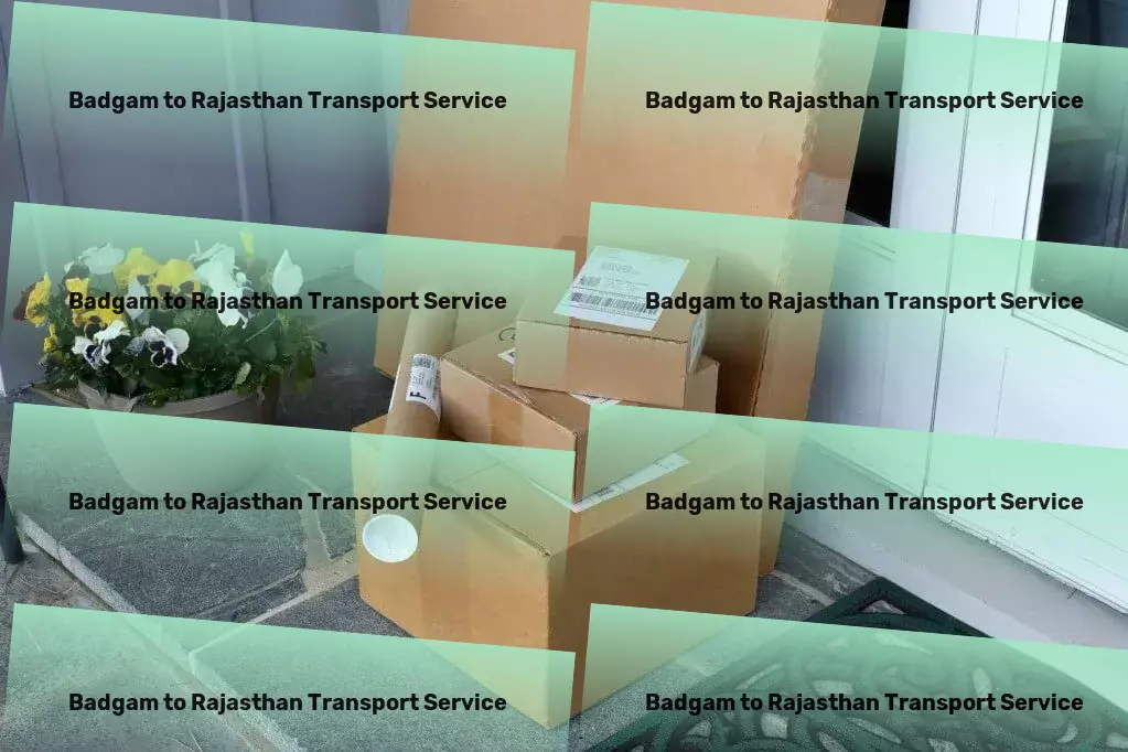 Badgam to Rajasthan Transport The ultimate companion for all your city travels. - High-speed freight forwarding