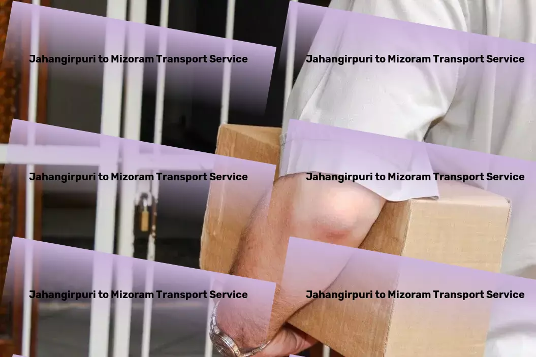 Jahangirpuri to Mizoram Transport Quick goods delivery