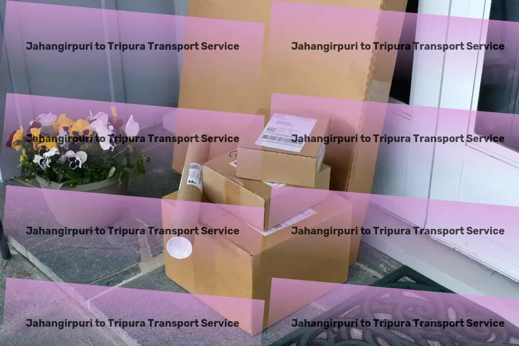 Jahangirpuri to Tripura Transport Urban cargo logistics