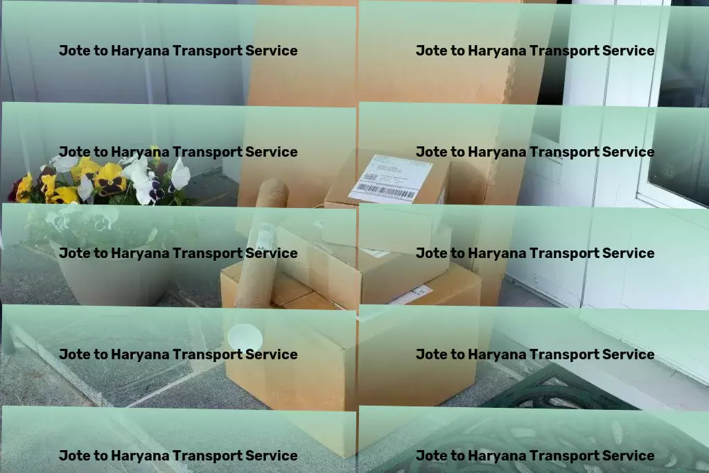 Jote to Haryana Transport Advanced parcel delivery