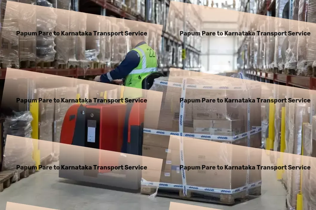 Papum Pare to Karnataka Transport High-capacity freight forwarding