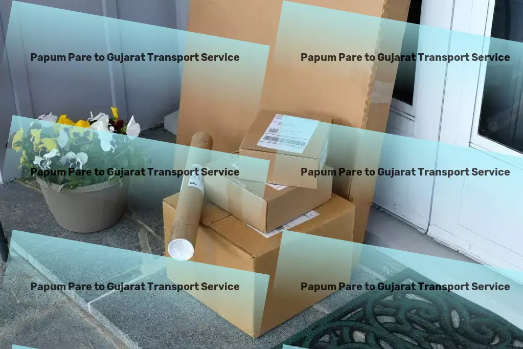 Papum Pare to Gujarat Transport Full-scale goods transport