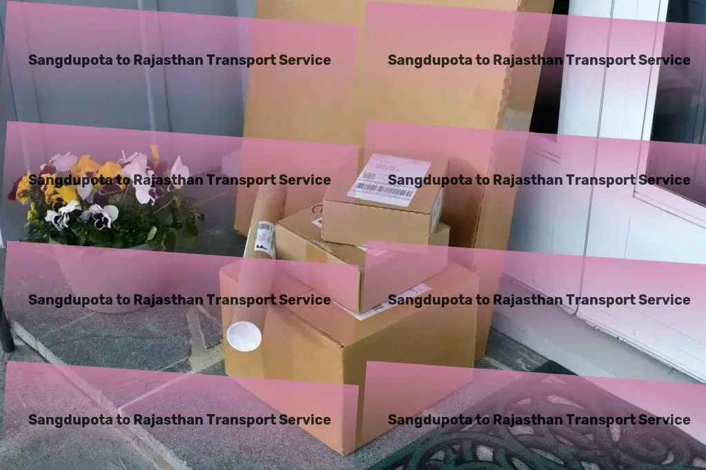 Sangdupota to Rajasthan Transport Advanced freight and shipment services