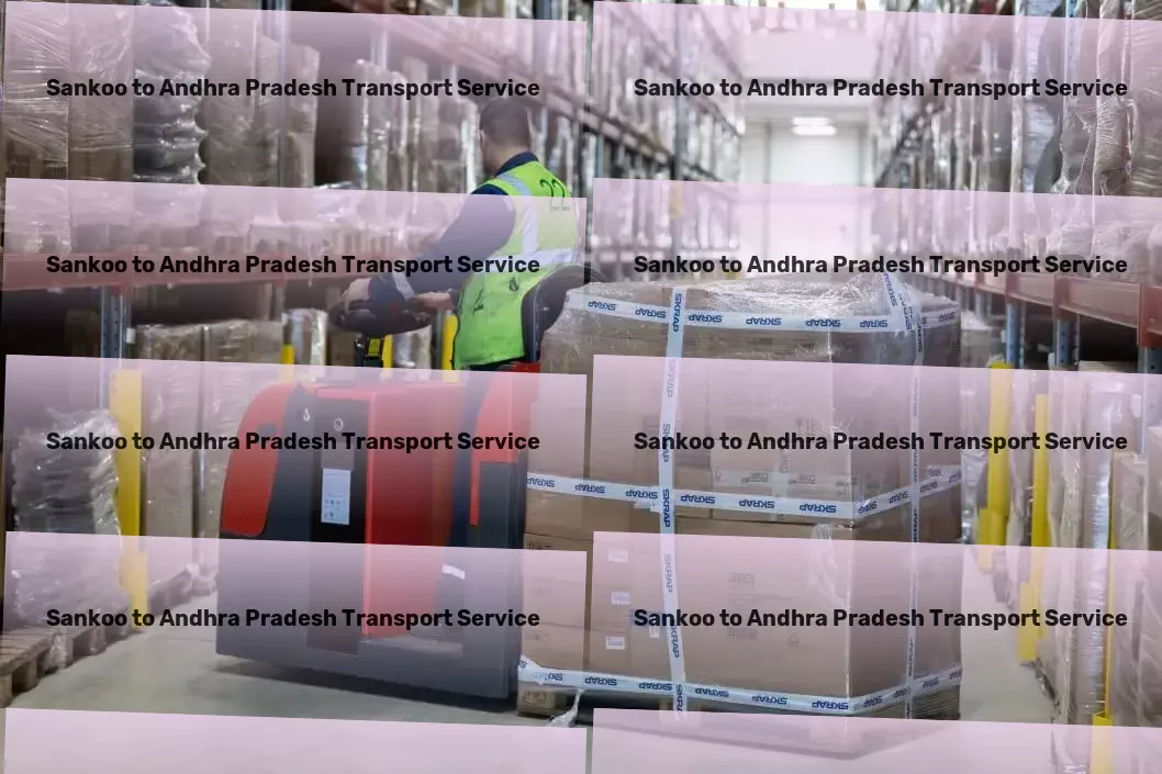 Sankoo to Andhra Pradesh Transport Specialized courier solutions