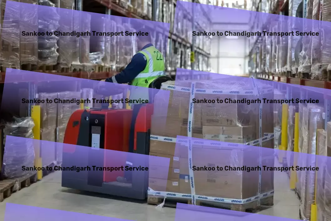 Sankoo to Chandigarh Transport High-speed freight forwarding