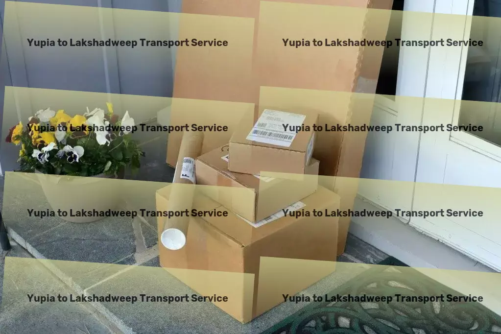 Yupia to Lakshadweep Transport Personalized goods shipping